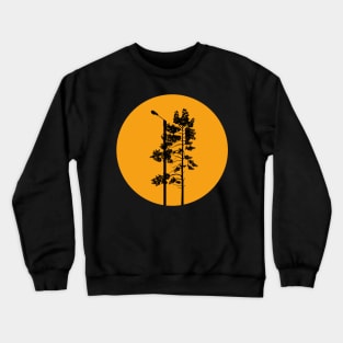 Silhouette in the evening Crewneck Sweatshirt